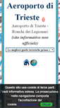 Mobile Screenshot of aeroportoditrieste.com